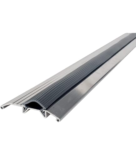 M-D 09043 36 Bright Gold Low Boy Thresholds With Vinyl Seal